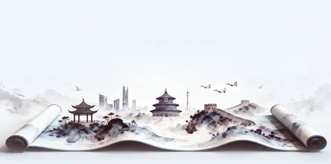 讲好中国故事全国中小学语言素养大赛 · 官网主题背景或宣传图